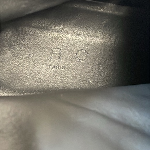 IRO Metallic Davy Ankle Boots Stiletto Heel Silver Sz 41 - Picture 13 of 15